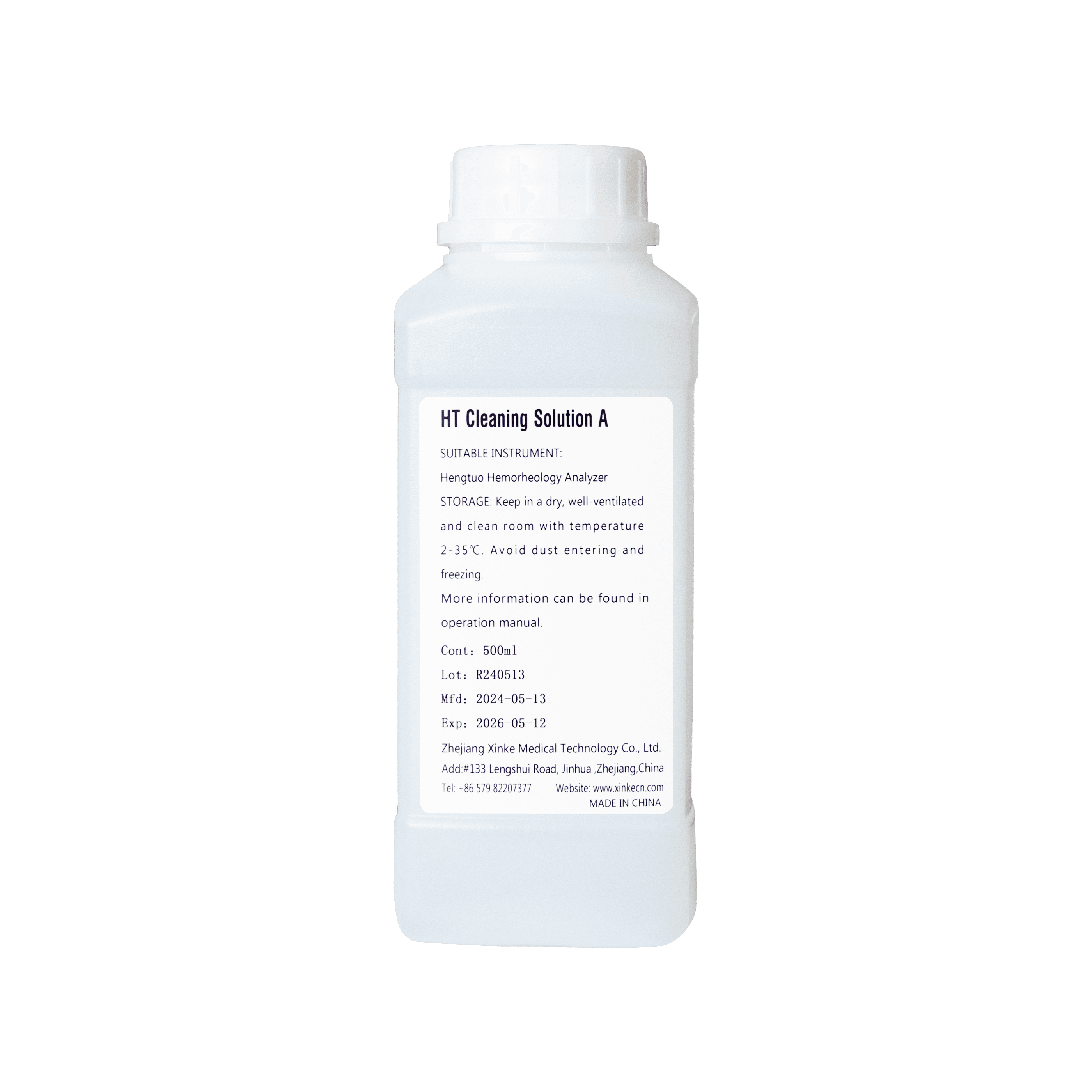 HT Hemorheology Analyzer Cleaning Solution A 1