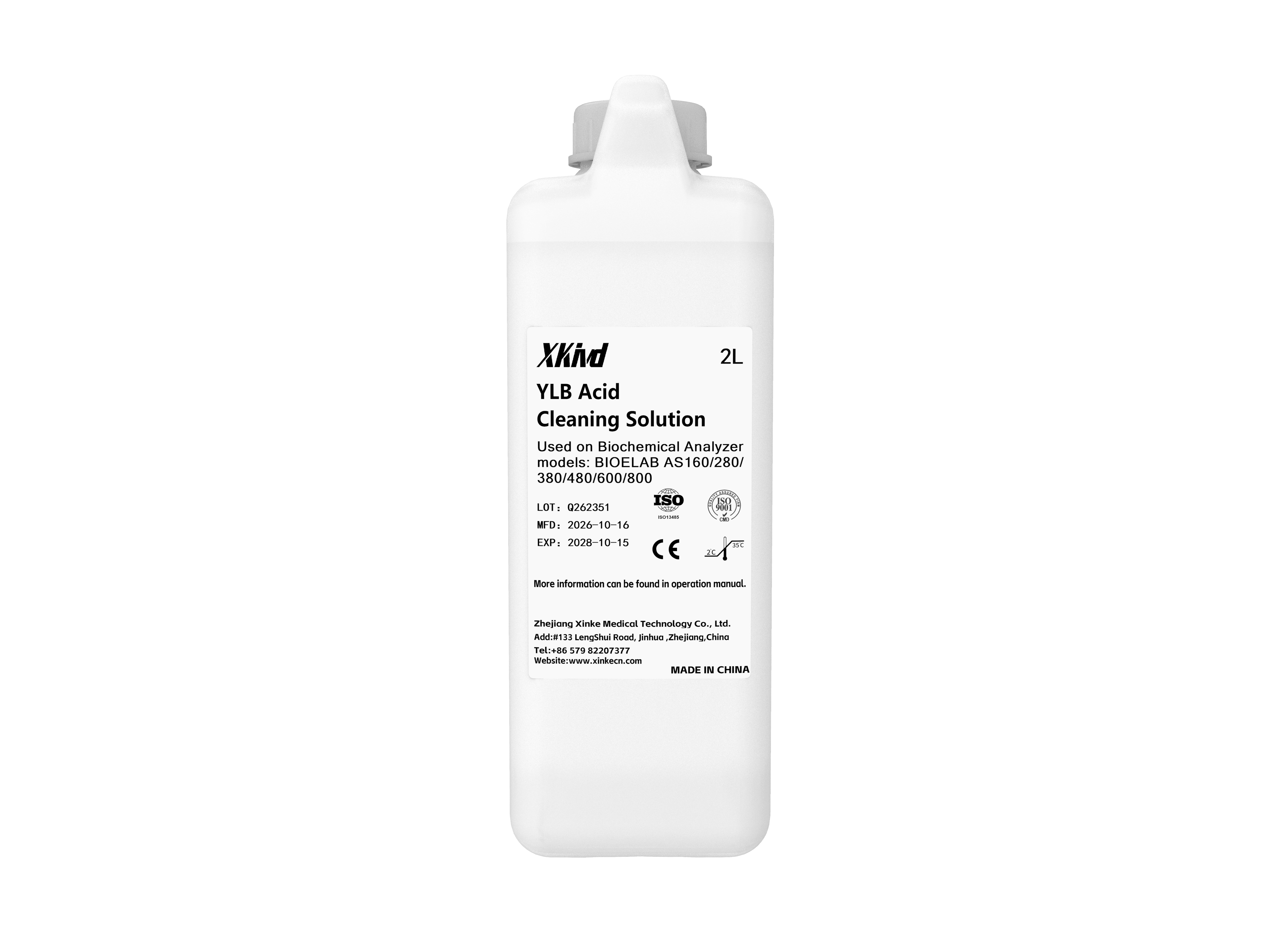 YLB Acid Cleaning Solution 2 L 1